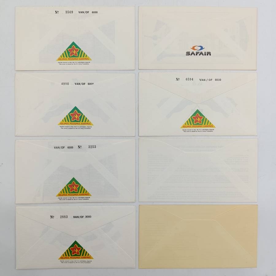 Lot of 8 SADF / Military related postal covers