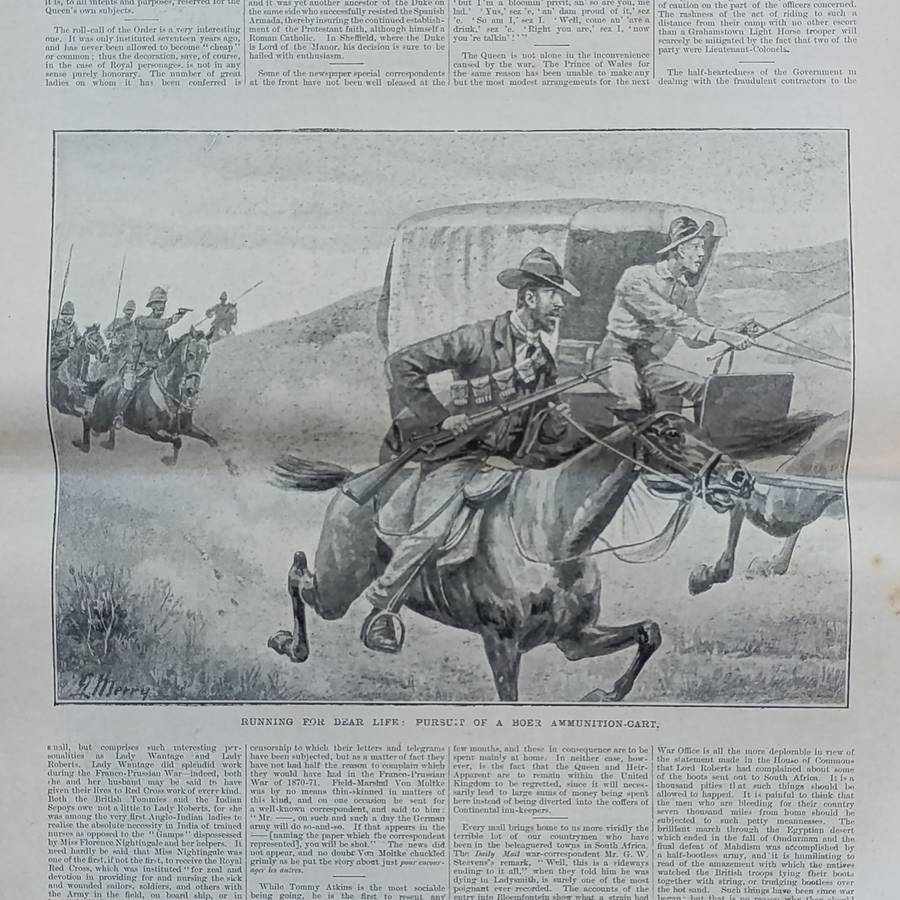 Boer War Illustrated War Special newspaper dated 4 April 1900 No.20 Vol.1