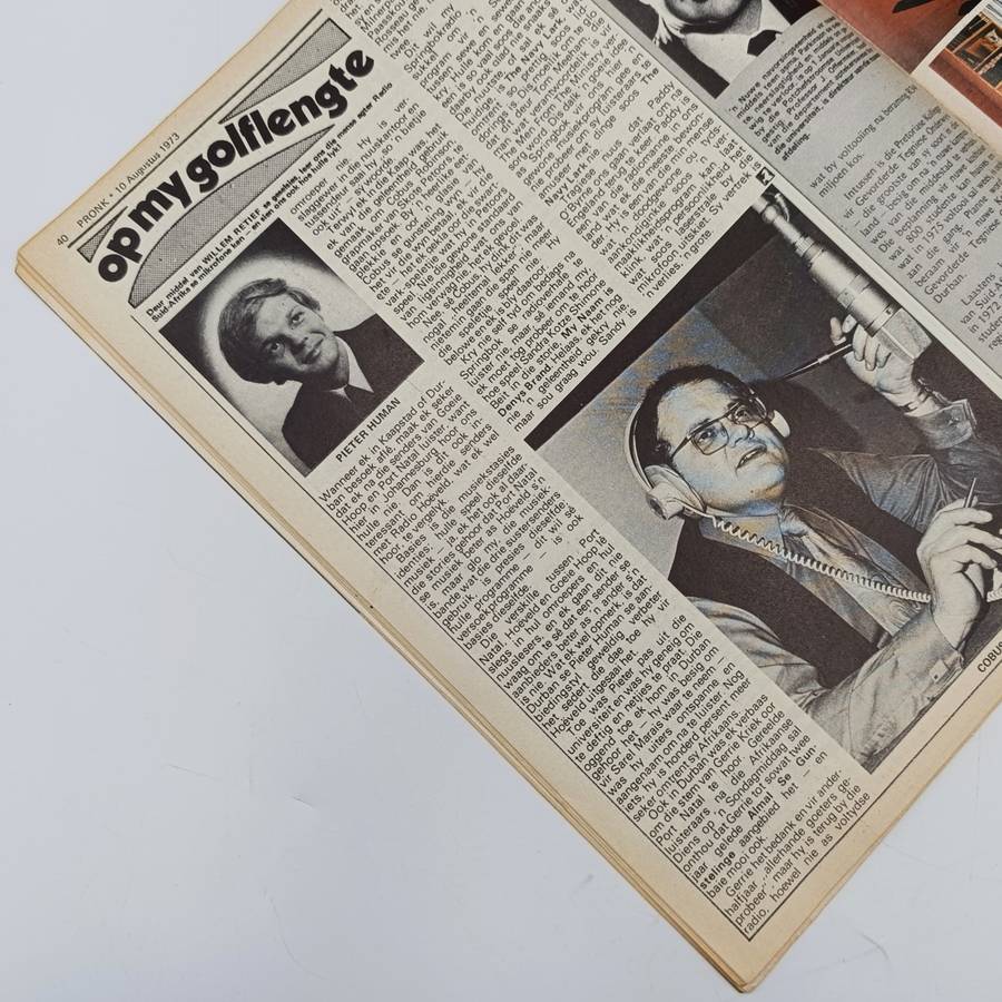 Vintage Pronk magazine - 10 August 1973 issue