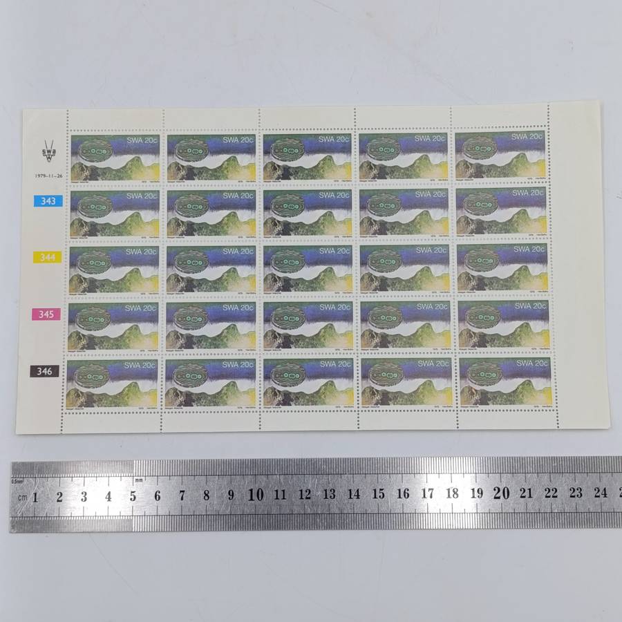South West Africa 1979 Minerab set of full pages of mint stamps