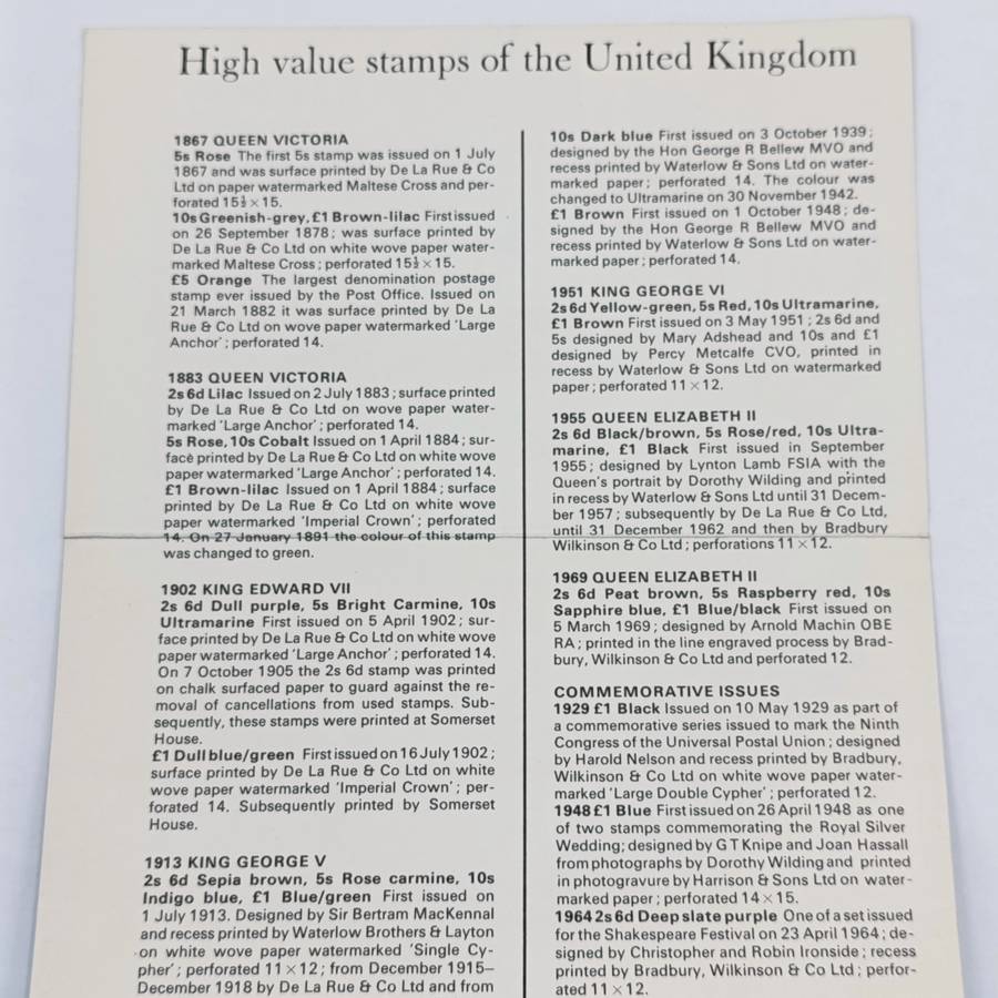 British mint stamps High Value decimal Issue Pack no 38