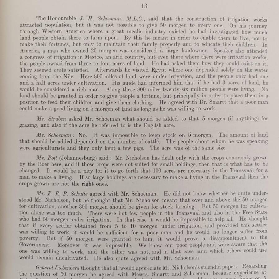 1910 Report of the Second South African irrigation congress including various sub reports
