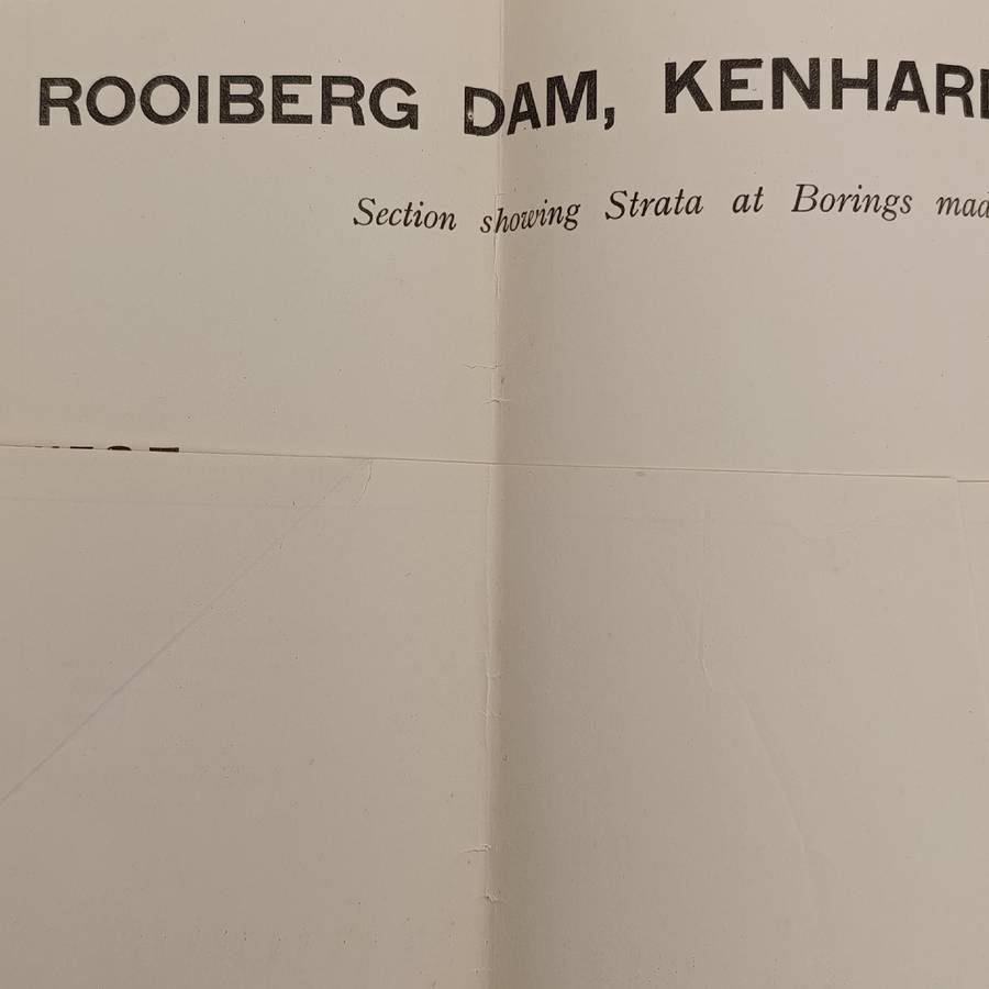 Cape of Good Hope 1896 Report on the Rooiberg irrigation sheme - Kenhardt with map of Rooiberg dam