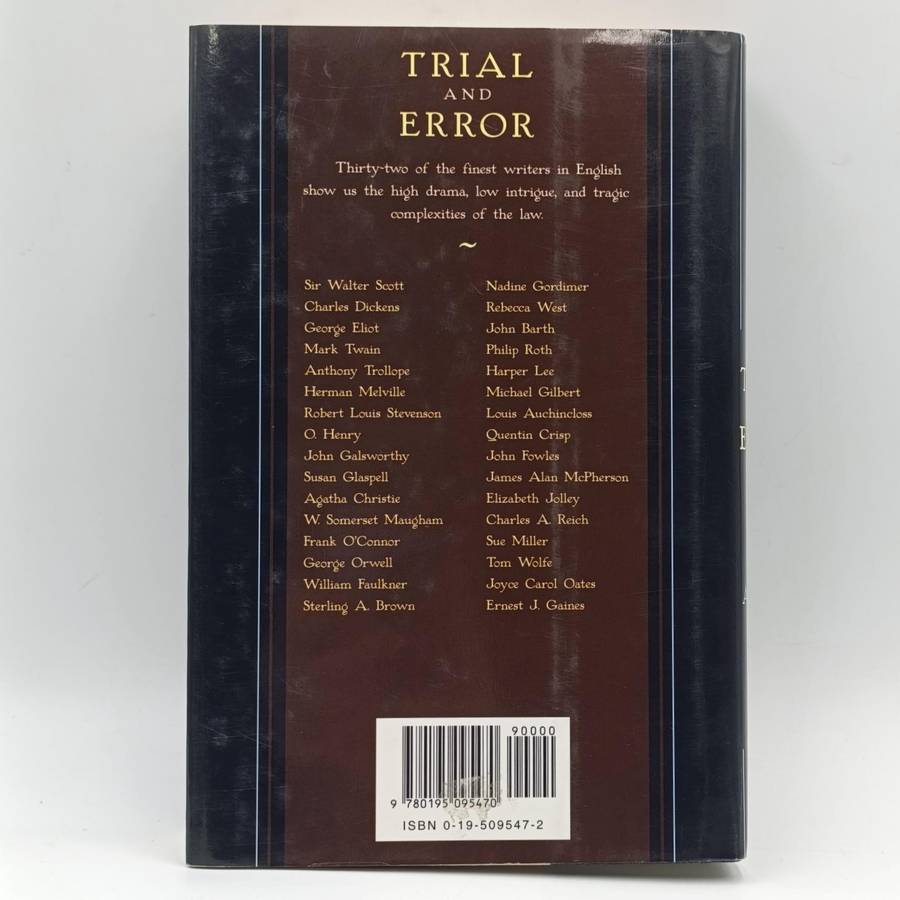 Trial and Error - An Oxford Anthology of legal Stories by Fred R. Shapiro and Jane Garry