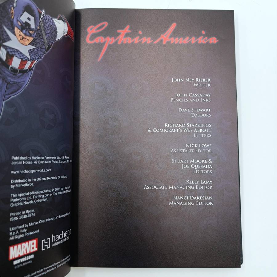 Marvel #67 Captain America The New Deal graphic novel
