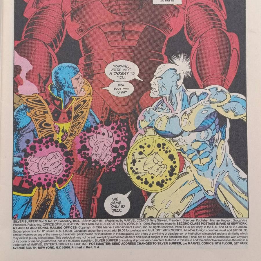 Lot of 3 The Silver Surfer comics #77 to 79 - 1992/1993 issues