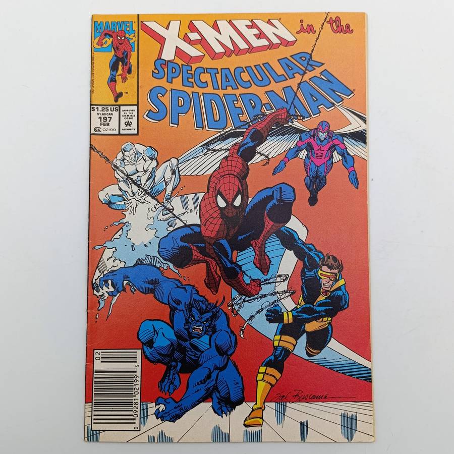 Lot of 3 vintage Spider-man comics - 1991 to 1993 issues