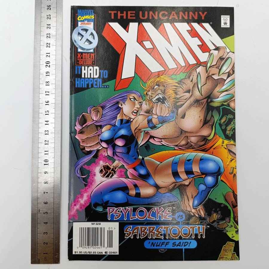 Lot of 3 Marvel X-Men comics - 1996 issues