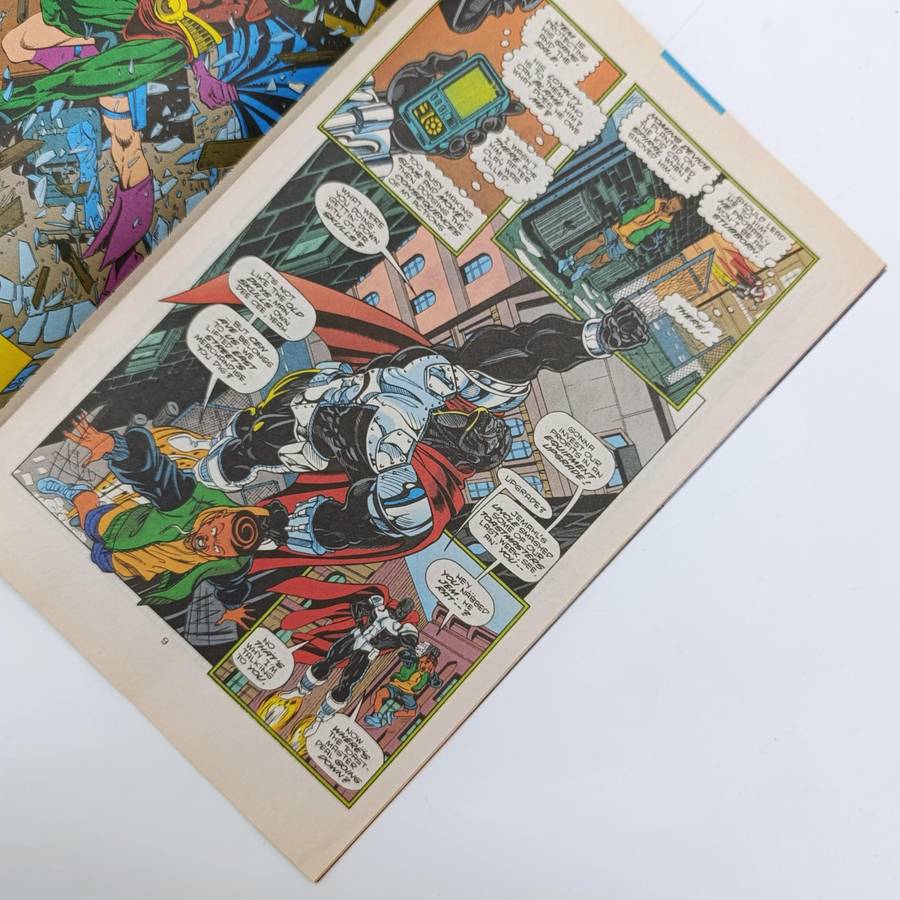 Lot of 3 vintage Marvel and DC comics - 1994 issues - Steel, Wolverine, Namor