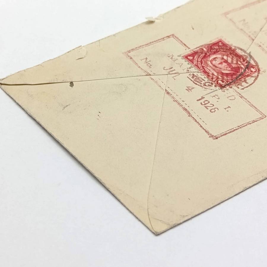 Registered 1926 letter from Manila Philippines to Switzerland 2 x 16 centavos stamps in front