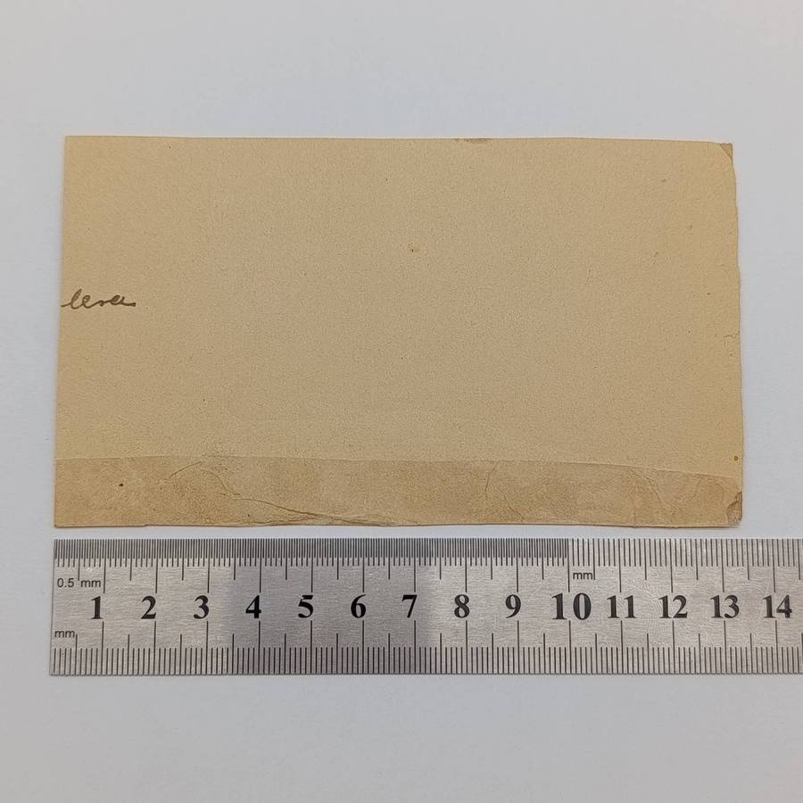 Boer War POW card stuck to paper - sent Bloemfontein to JD Woest Deadwood camp St Helena