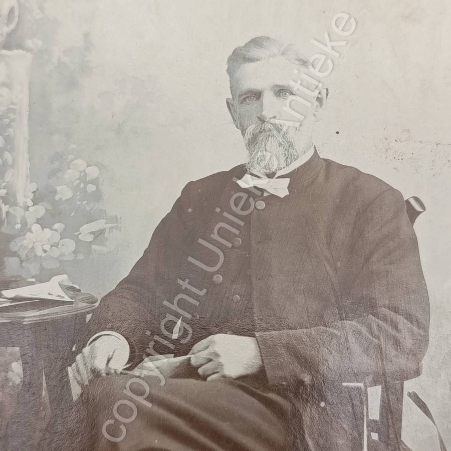 Original Boer War POW photo taken of Ds Botha - St Helena