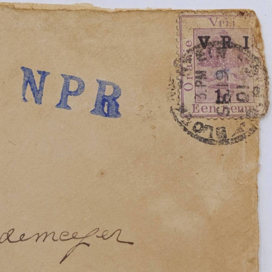 Pair of Boer War POW Cover fronts stuck back to back