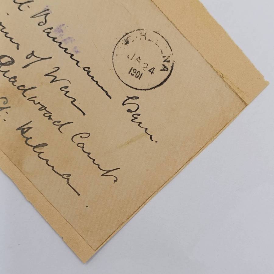 Pair of Boer War POW Cover fronts stuck back to back