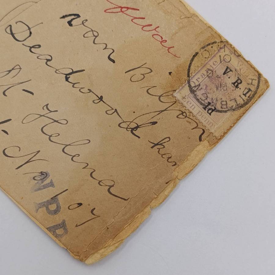 Pair of Boer War POW Cover fronts stuck back to back