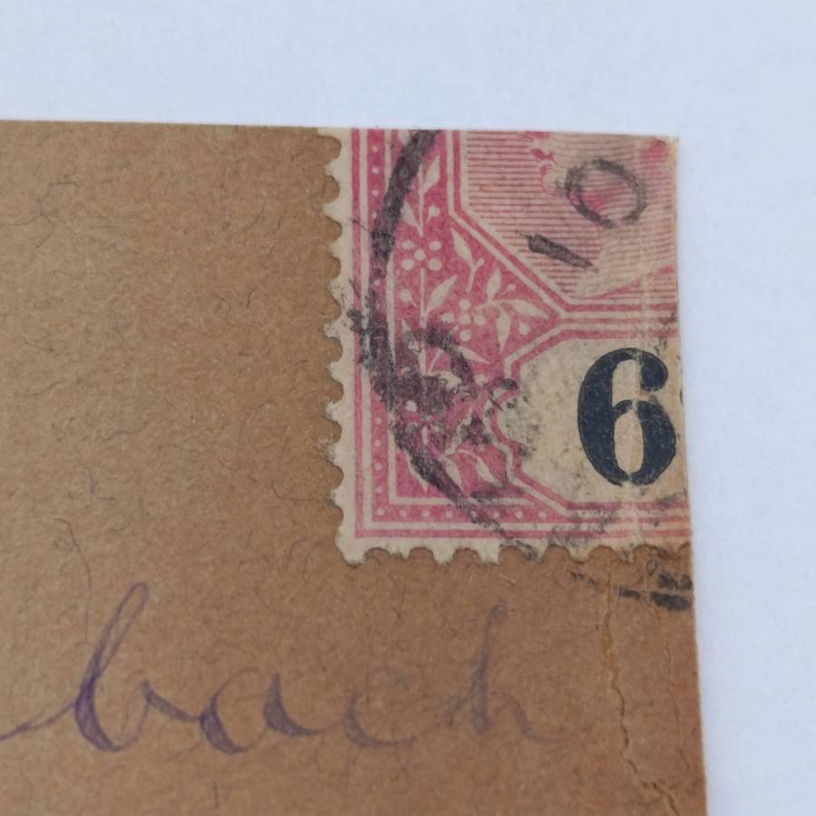 Pair of Boer War POW cover stuck back to back one from Bermuda 1901 to JFD Oosthuizen St Helena