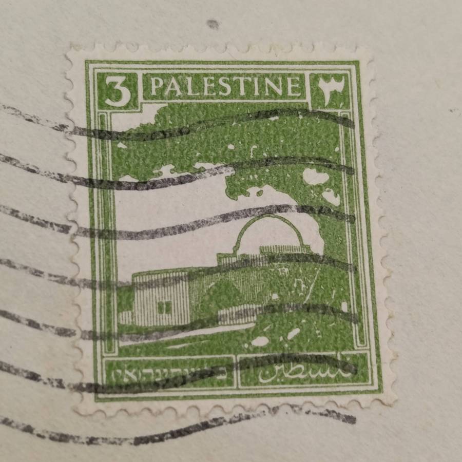 1939 Cover Jerusalem to Johannesburg with 3 Mil British Mandate of Palestine stamp