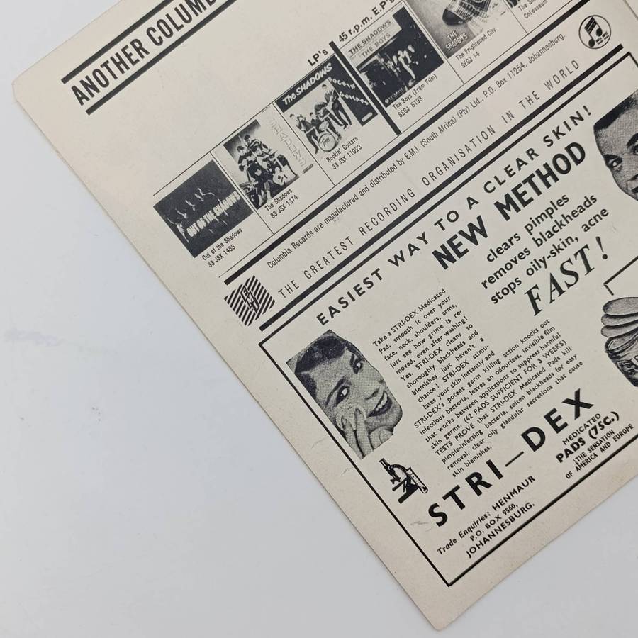 Cliff Richards and The Shadows South African tour 1963