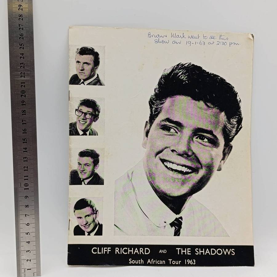 Cliff Richards and The Shadows South African tour 1963