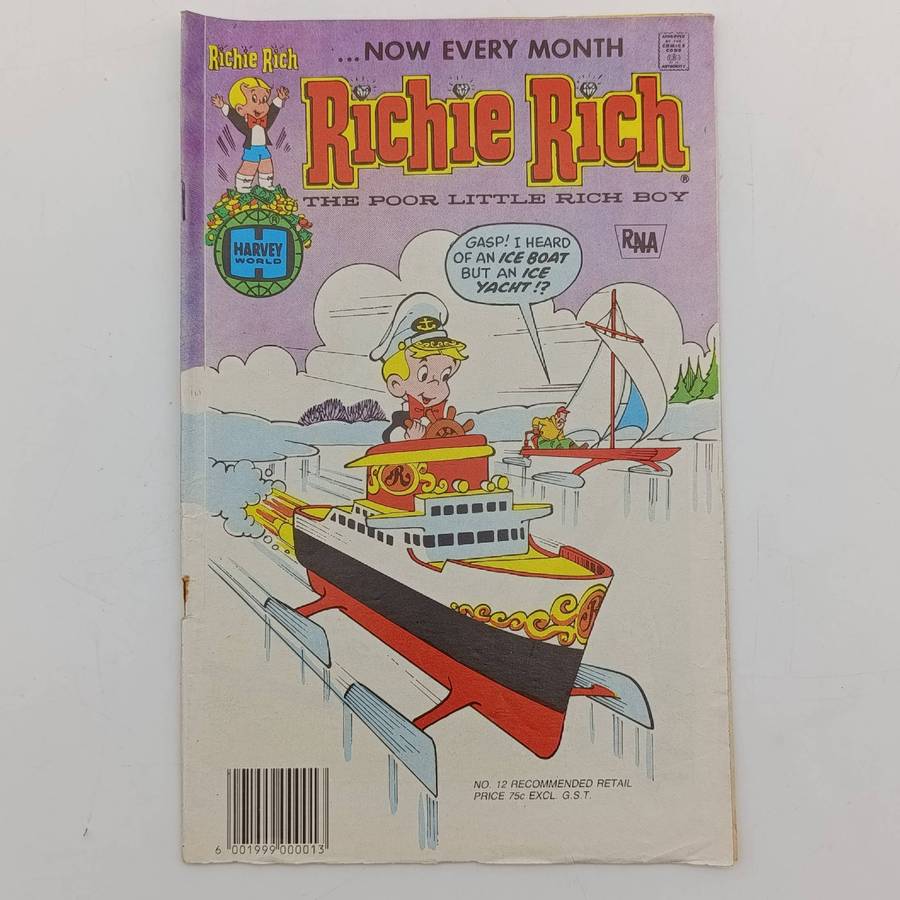 Lot of 6 vintage Richie Rich comics