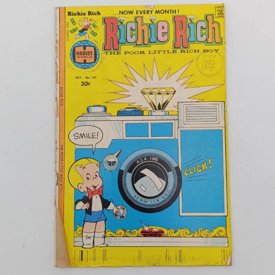 Lot of 6 vintage Richie Rich comics