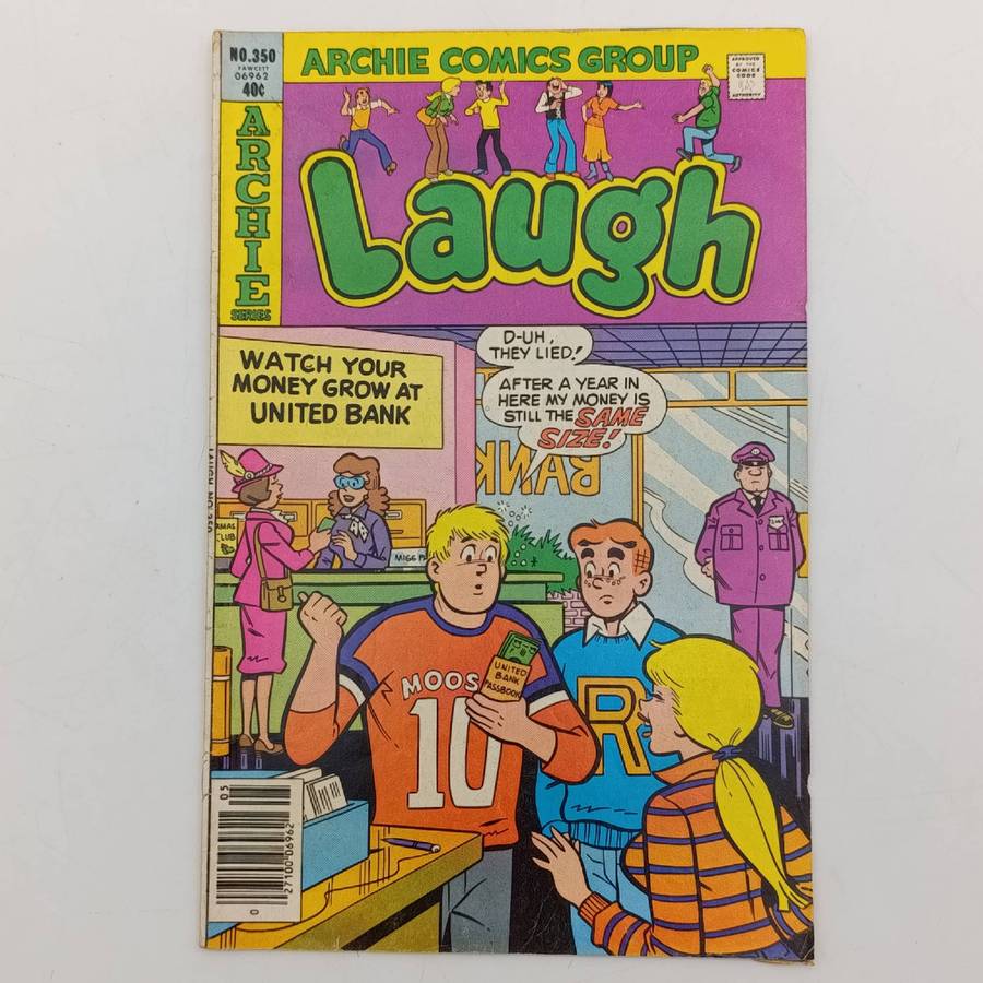Lot of 5 vintage Archie series Laugh comics