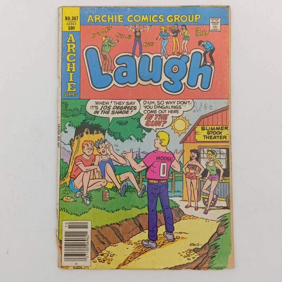 Lot of 5 vintage Archie series Laugh comics