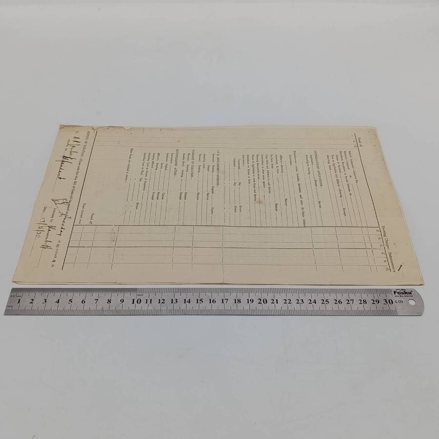 Union of South Africa 1920 Warrant of execution against property between plaintiff Jan Matthee