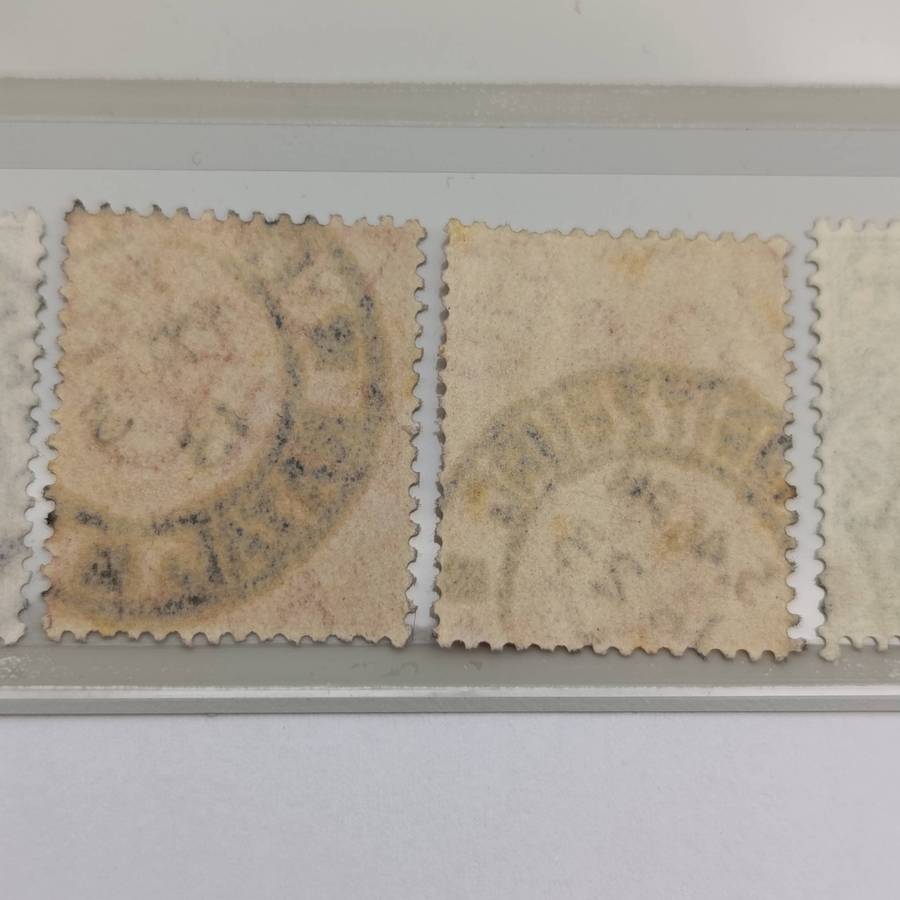 Lot of 5 SA pre union stamps used in wrong "province" Transvaal stamp used Pieterermaritzburg