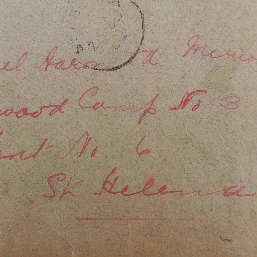 Boer War POW fronts stuck back to back one side from Potchefstroom, ZAR Aug 1901 to AM Muller