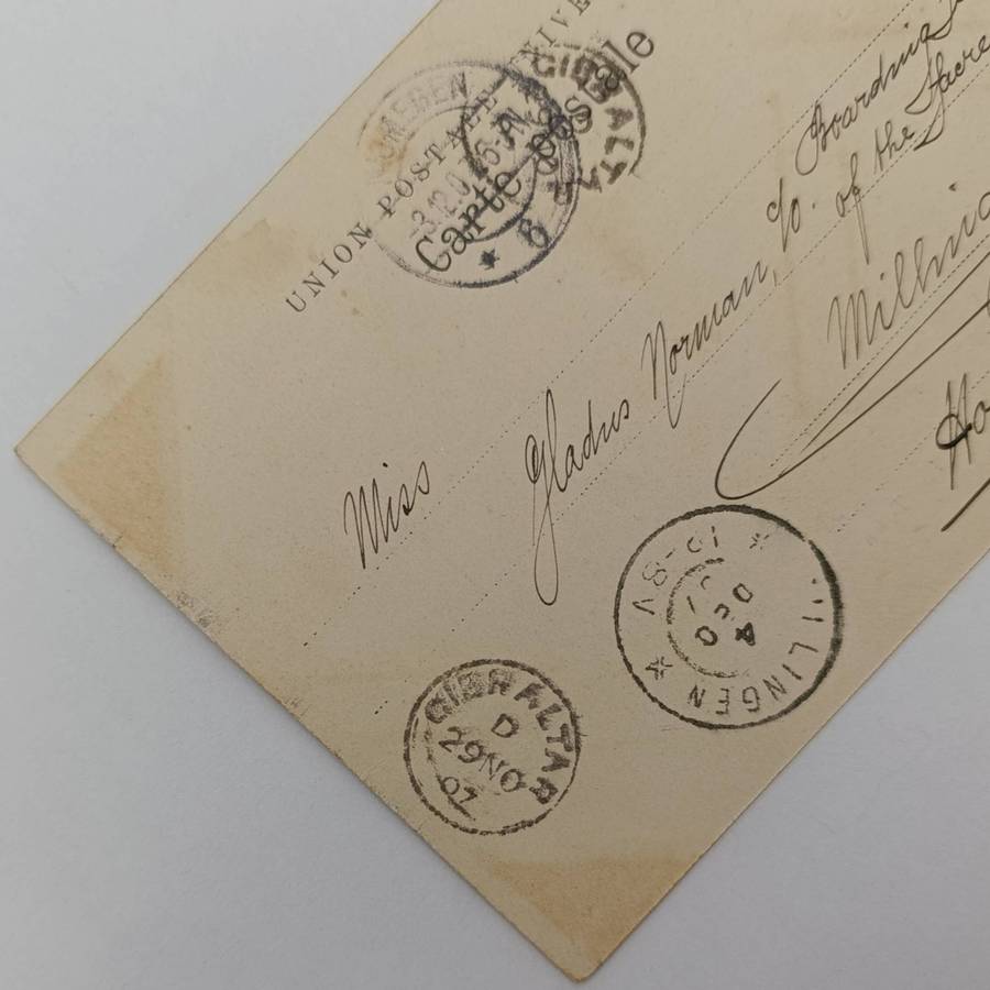 Postcard from Tangiers Morocco to Millingen, Holland via Gibraltar 1907 Nov 11th Beautifull picture