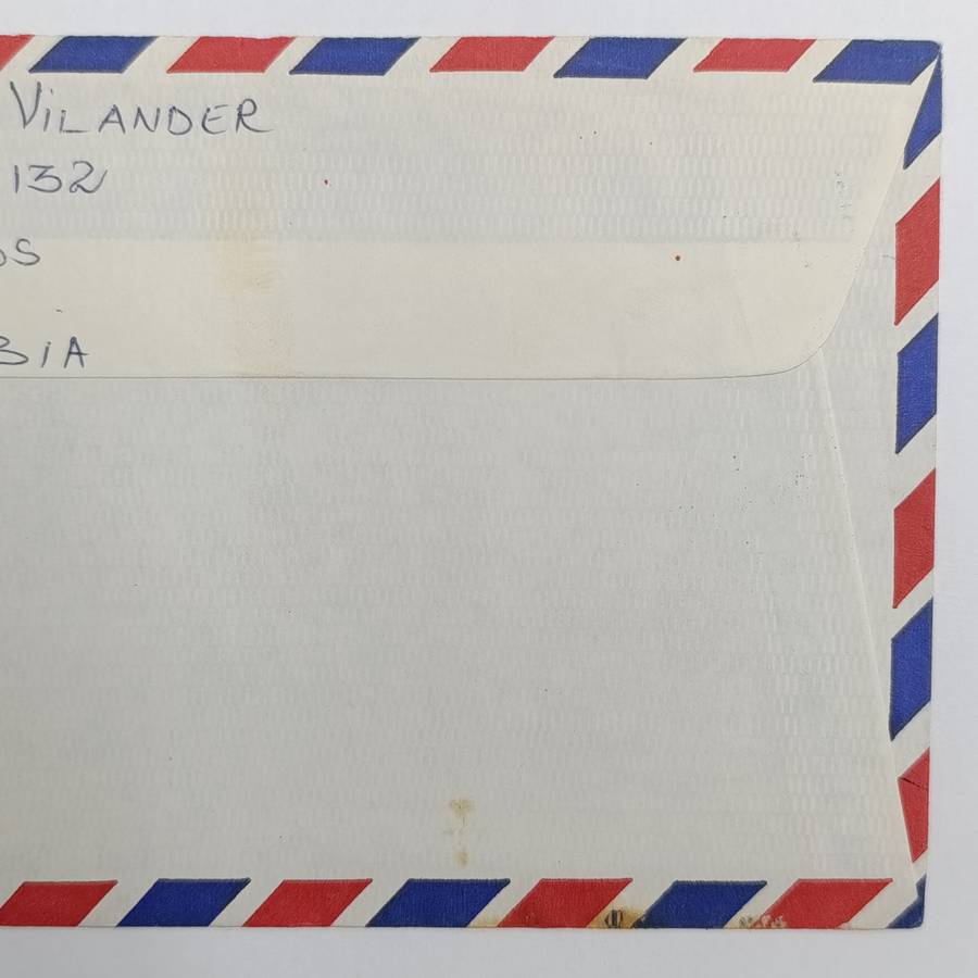 Postal History Namibia 15 November 1991 numbered Airmail cover ARANOS Namibia to Roggebaai