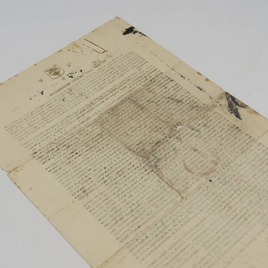 Orange Free State information pamphlet. Issued Te Velde 14 January 1901 by M. T. Steyn (President of
