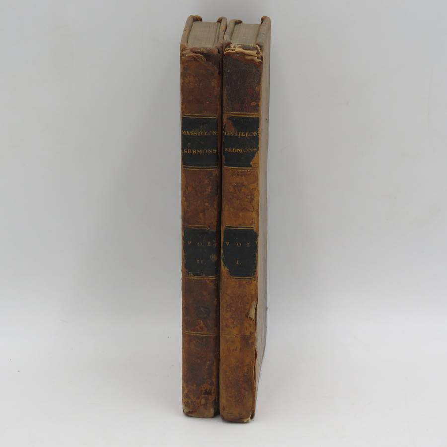 Sermons by JB Massillon - William Dickson - Volume 1 and 2 - 1802 Print - as per photo