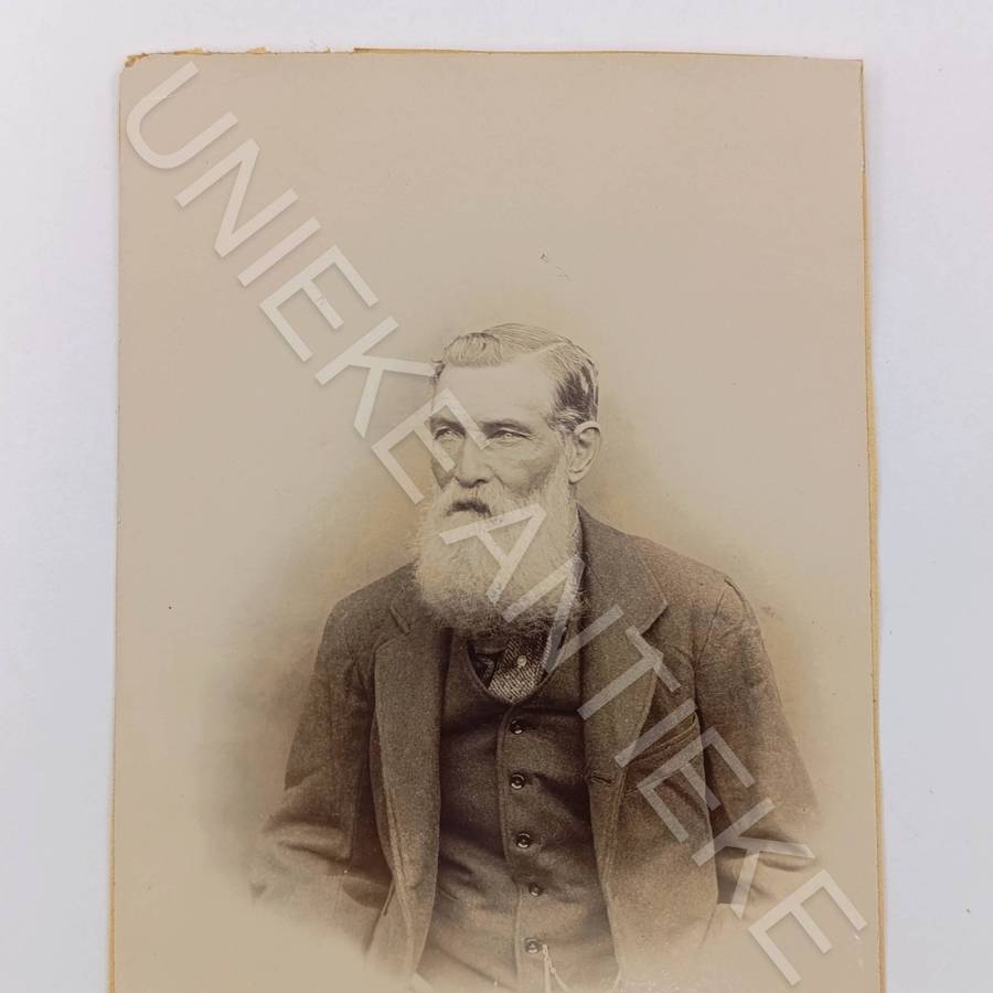 Original photo of Boer War POW Cdmdt Wolmarans