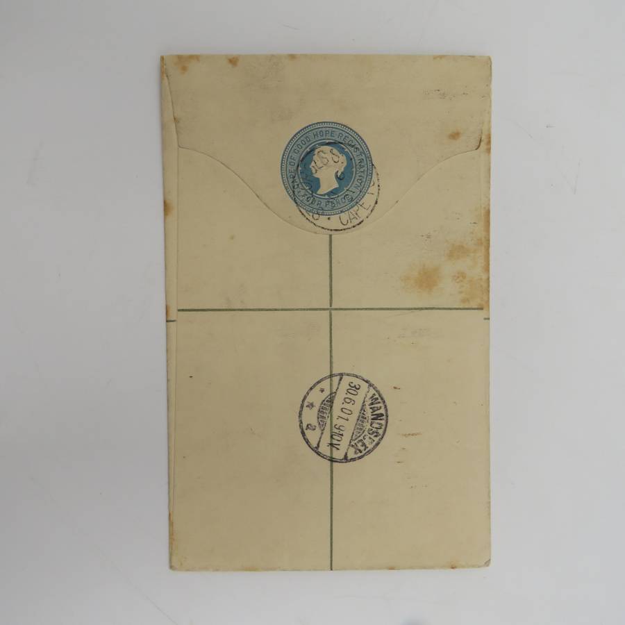 Postal History cancellations with Street name above and town below - St Georges St, Cape Town