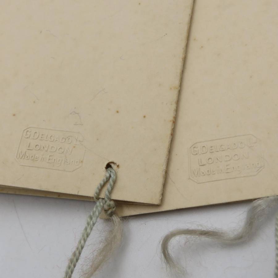 Vintage Deutsche Afrika-Linien document pouch with two menus and two notebooks with pencils for ship