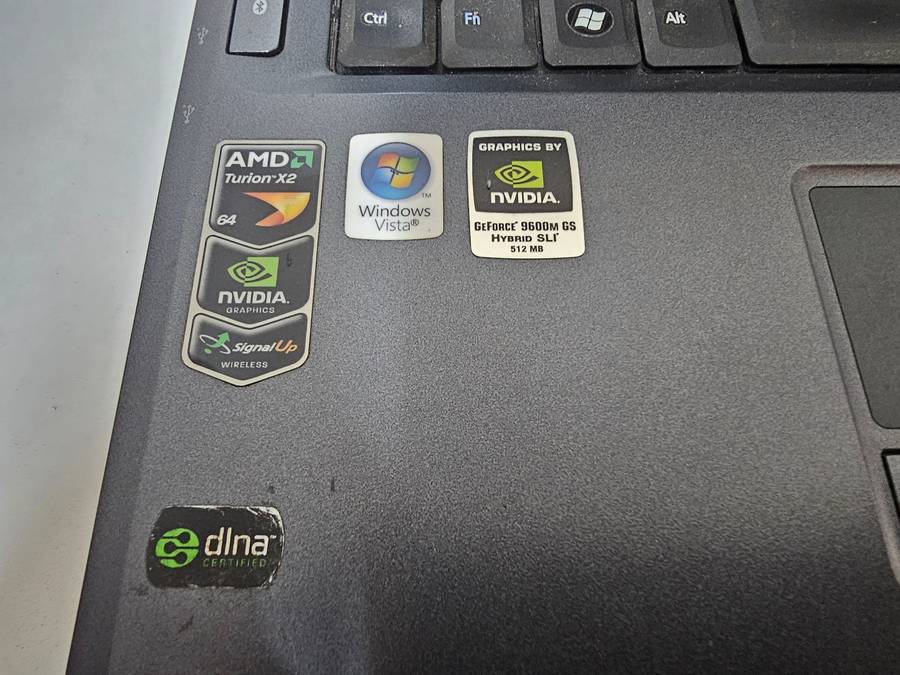 Acer Aspire 7530G - AMD Turion X2 - 4GB RAM - 320GB HDD - 17 inch screen