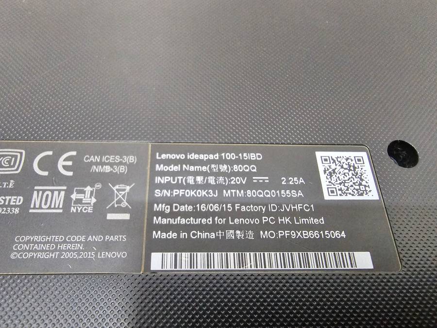 Lenovo IdeaPad 100 - i5 - Spares or repairs