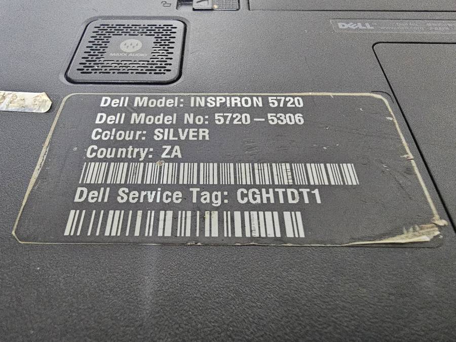 Dell Inspiron 5720 - i7 8GB RAM 500GB HDD - Needs a new screen