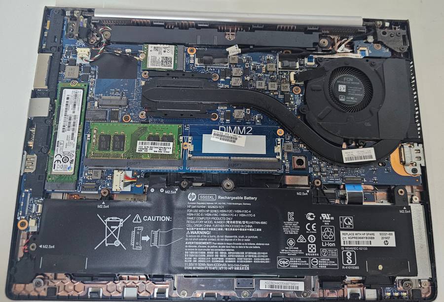 HP Elitebook 830 G5 i7-8550U 8GB RAM 256GB Nvme SSD - Spares or Repairs