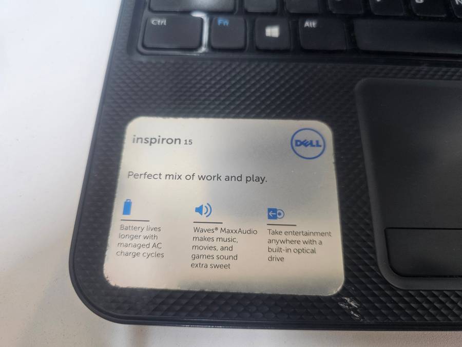 Dell Inspiron 15 with Core i5, 8GB RAM, 750GB HDD  for spares or repairs