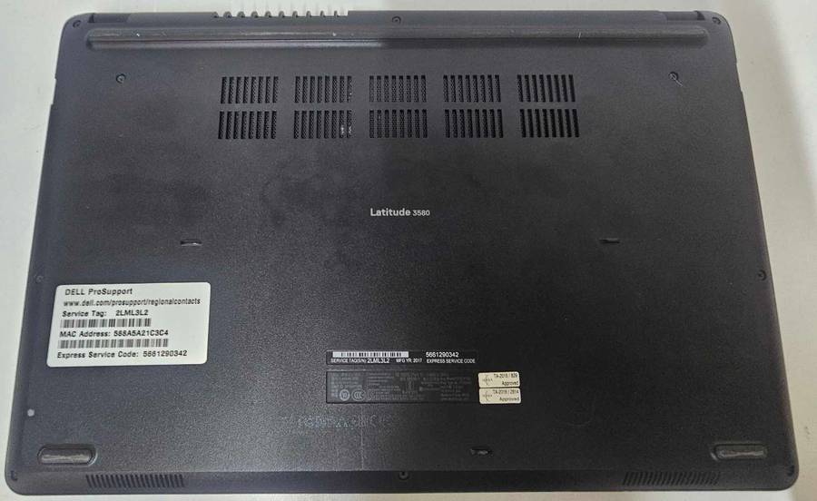 Dell Latitude 3580 i5-7200 8GB RAM 256GB SSD !Needs new battery!