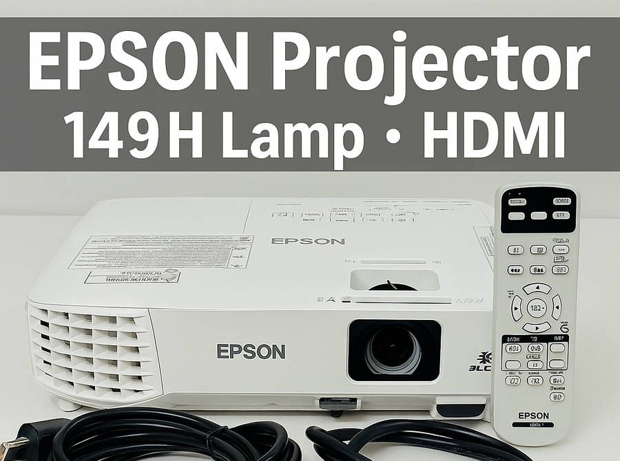 Epson EB-E01 3LCD HDMI Projector  Only 149 Lamp Hours!