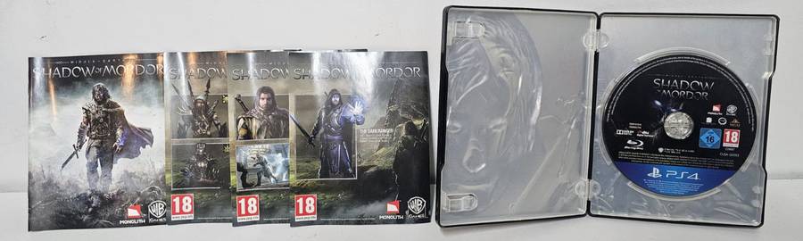 COLLECTOR'S DREAM  2 x PS4 Special Edition STEELBOOKS  INJUSTICE 2 & SHADOW OF MORDOR!