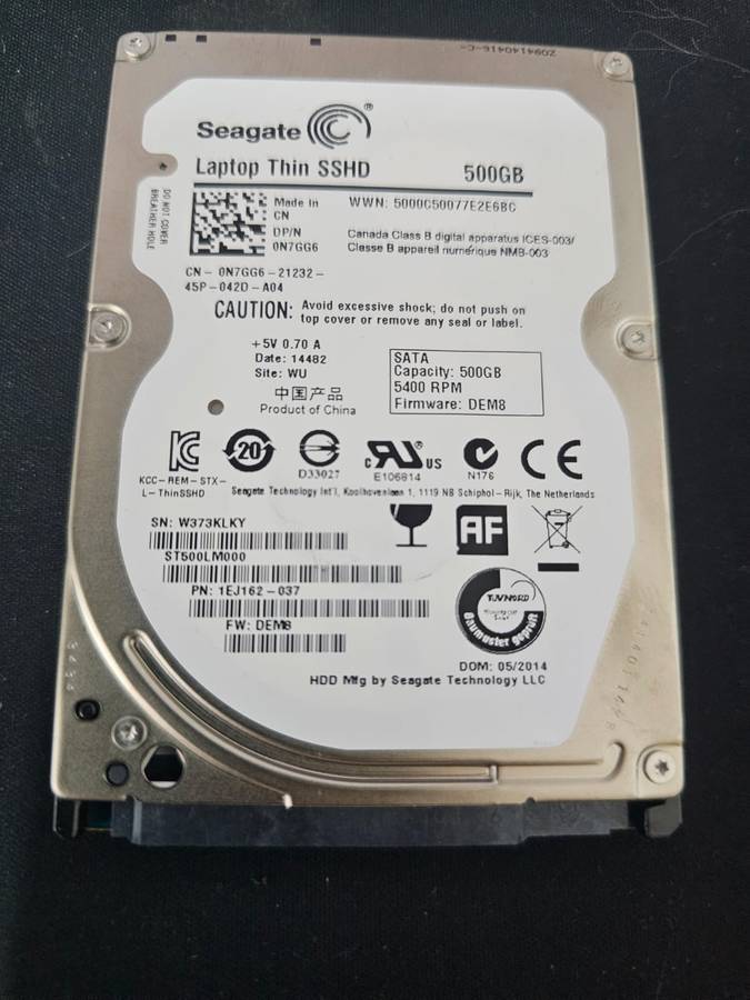 10 x Seagate 500GB Laptop Drives  Cleaned, Tested & Ready!
