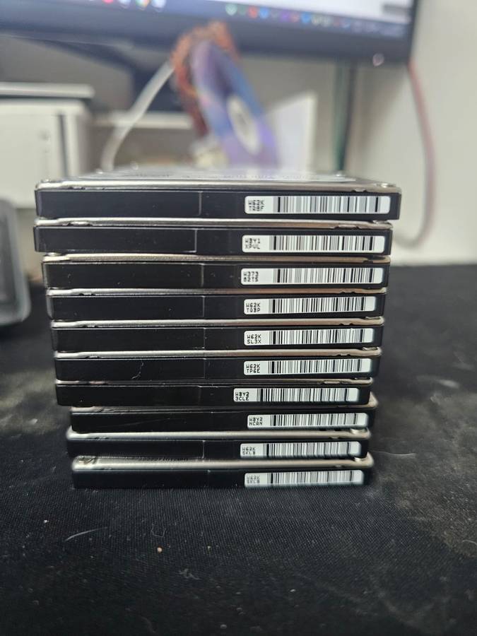 10 x Seagate 500GB Laptop Drives  Cleaned, Tested & Ready!
