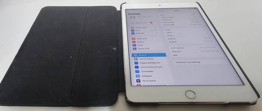 iPad Mini 4  128GB Wi-Fi  Gold  Works Great!