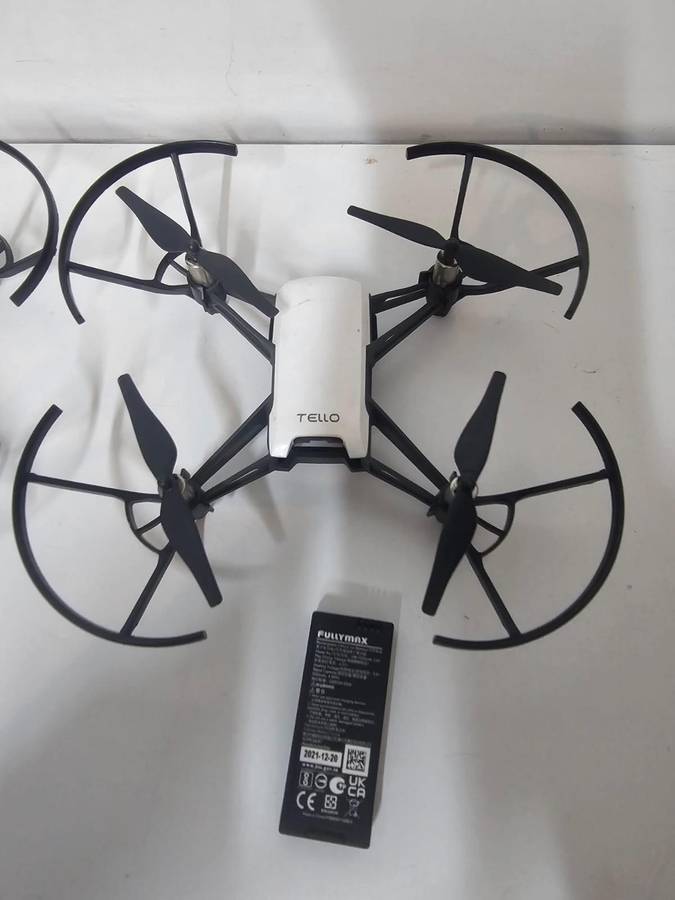 3x DJI Tello Drones  Mixed Condition Lot (1 working 100%)