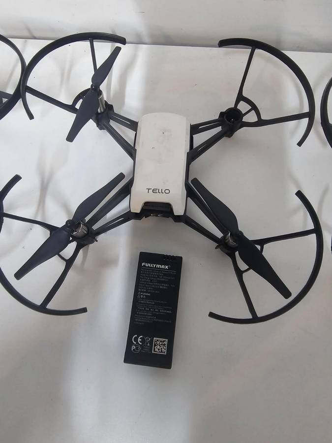 3x DJI Tello Drones  Mixed Condition Lot (1 working 100%)
